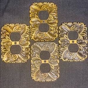 Ornate Vintage Outlet Cover set of 4